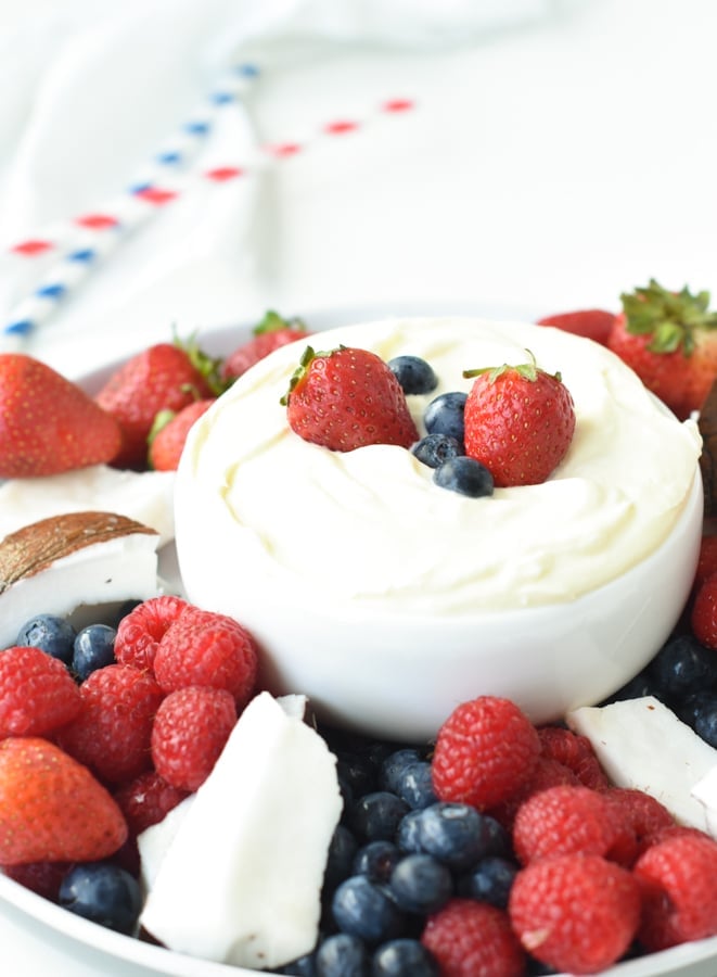 Sugar free fruit dip