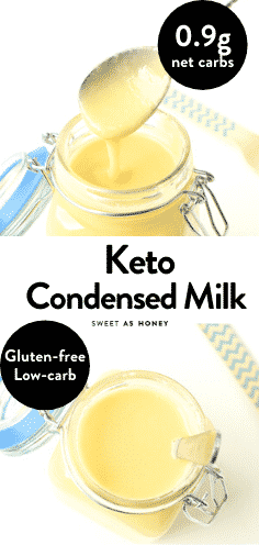 Keto Condensed Milk 0.9 g net carb