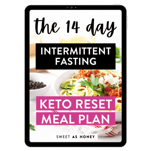 14-day Intermittent Fasting Keto Meal Plan - ebook