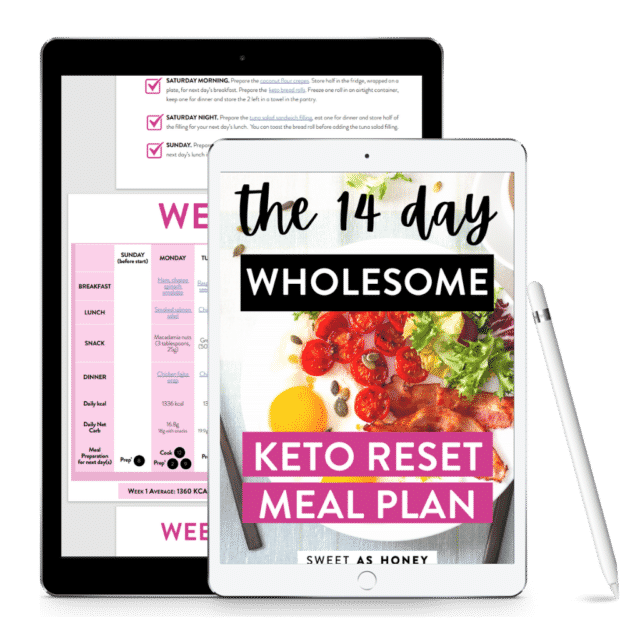 14 Day Wholesome Keto Meal Plan Ebook Sweet As Honey