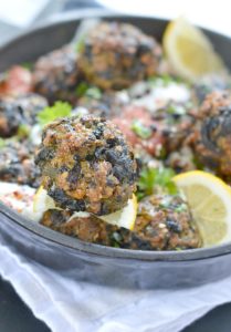 Turkey spinach meatballs