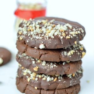 Vegan Chocolate Peanut Butter Cookies