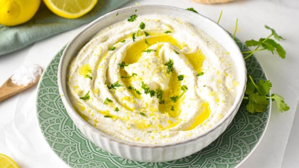This Whipped Cottage Cheese recipe is the most easy high-protein dip for food platters or to spread into sandwiches.