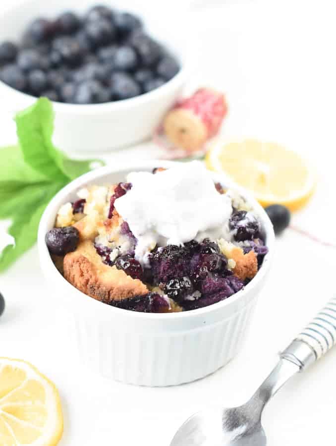 almond flour cobbler