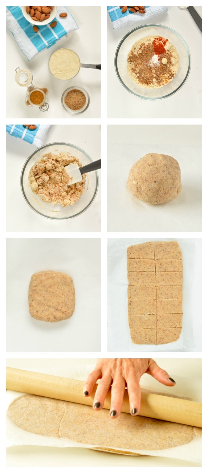 How to make almond Flour crackers keto recipe ?