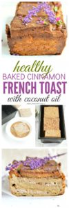 Baked cinnamon french toast loaf