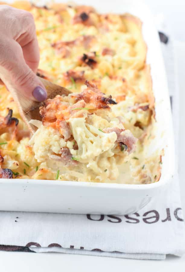 cauliflower keto casserole