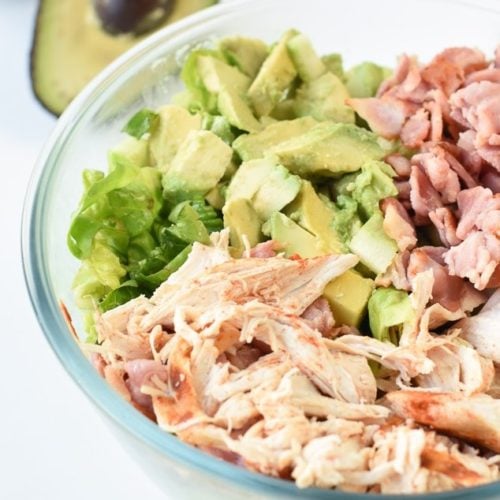 Keto Chicken Salad with Avocado and Bacon