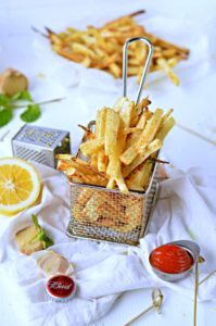 crispy parsnip fries
