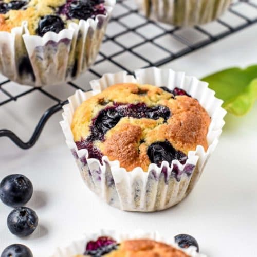Keto Blueberry Muffins Recipe (With Coconut Flour)
