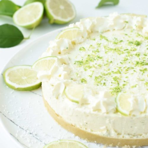 Key Lime Cheesecake (No-Bake Keto, Gluten-Free)
