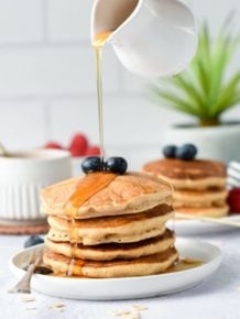 Dairy-Free Oat Flour Pancakes