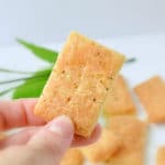 Parmesan cheese crackers