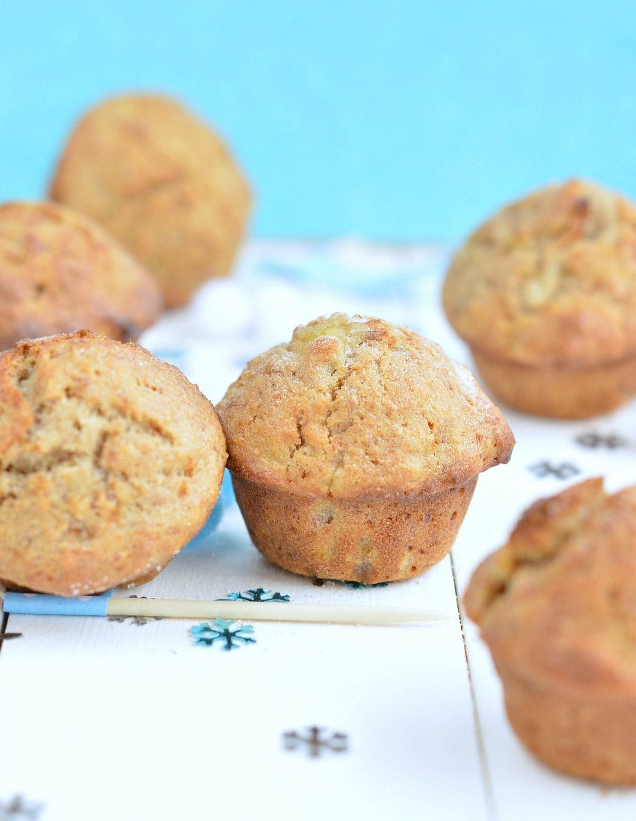 whole wheat banana muffins