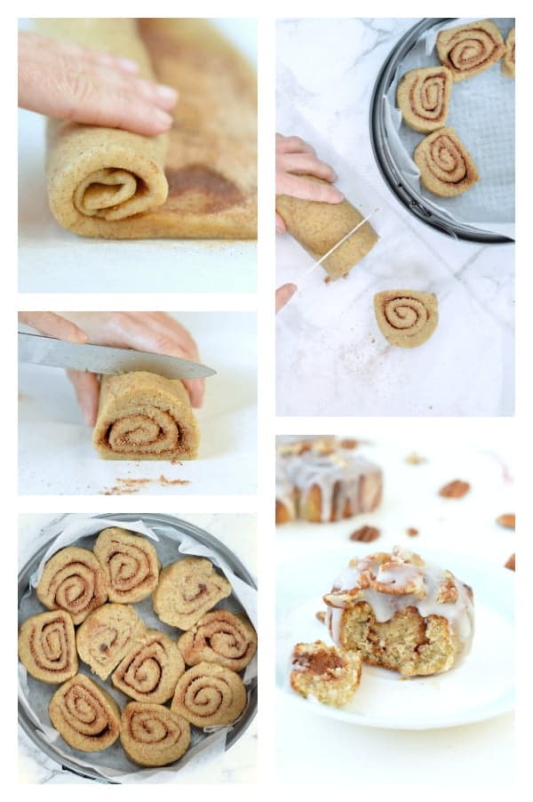 EASY KETO CINNAMON ROLLS with Almond flour, NO Mozzarella + Dairy Free with Yeast