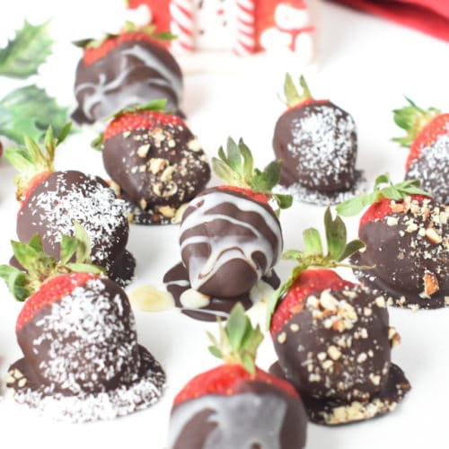 keto Chocolate covered strawberries