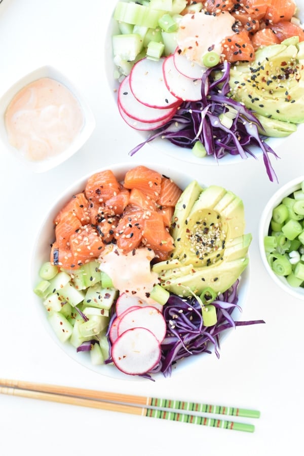 Keto Poke Bowl - Sweet As Honey