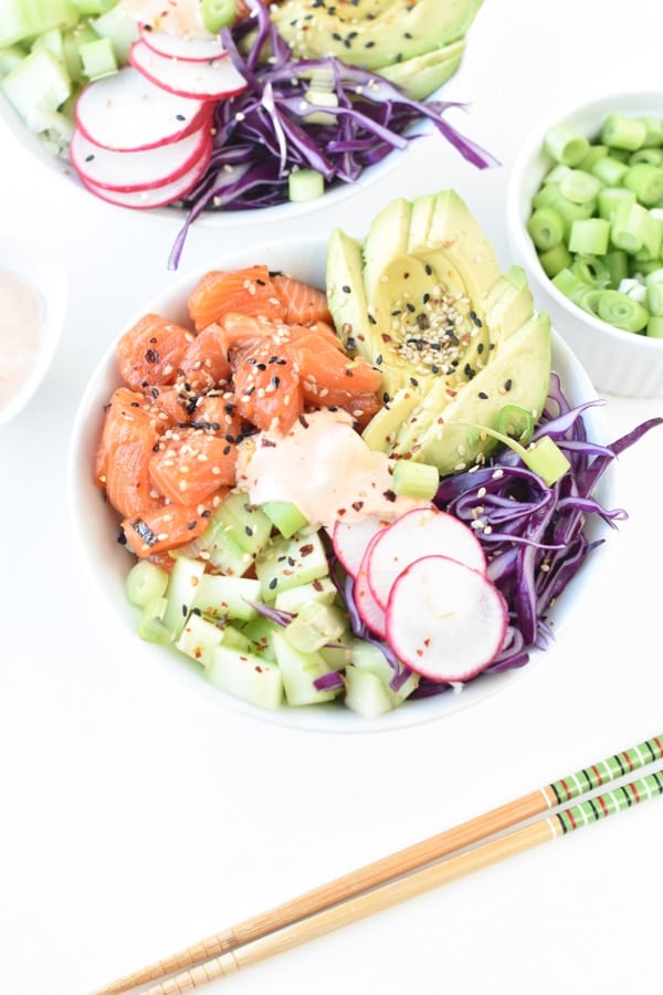 keto poke bowl