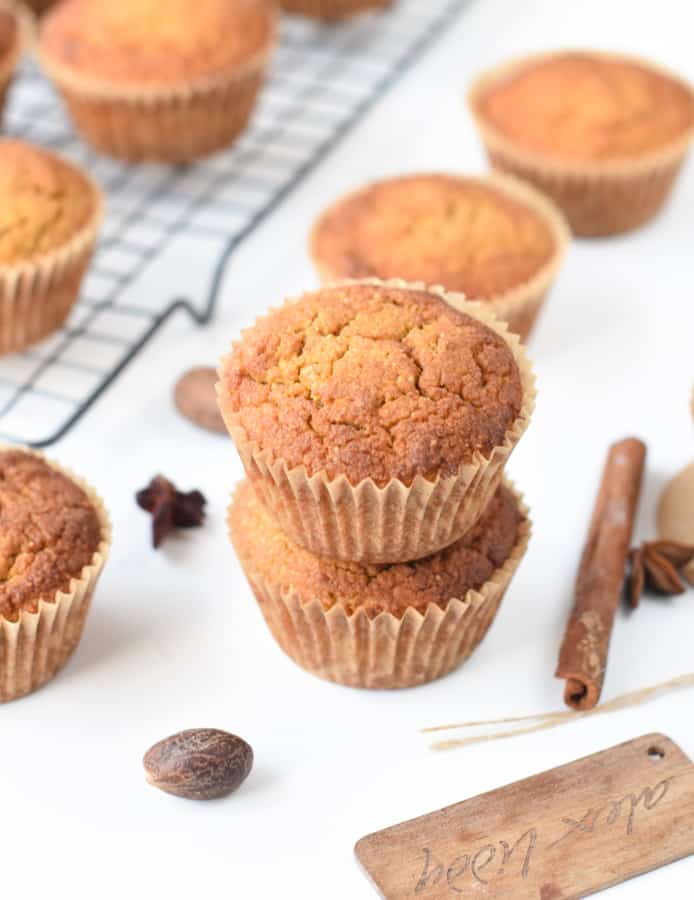 keto pumpkin spice muffins