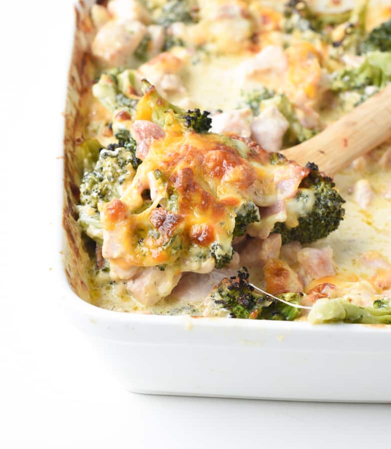 low carb chicken bacon ranch casserole