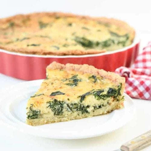 keto spinach quiche