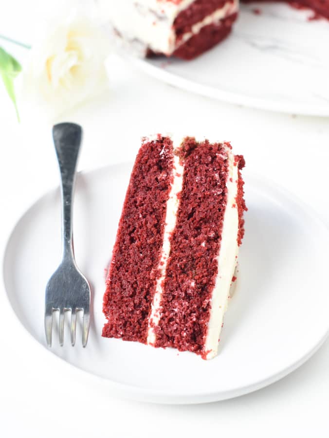 Moist KETO Red Velvet Cake
