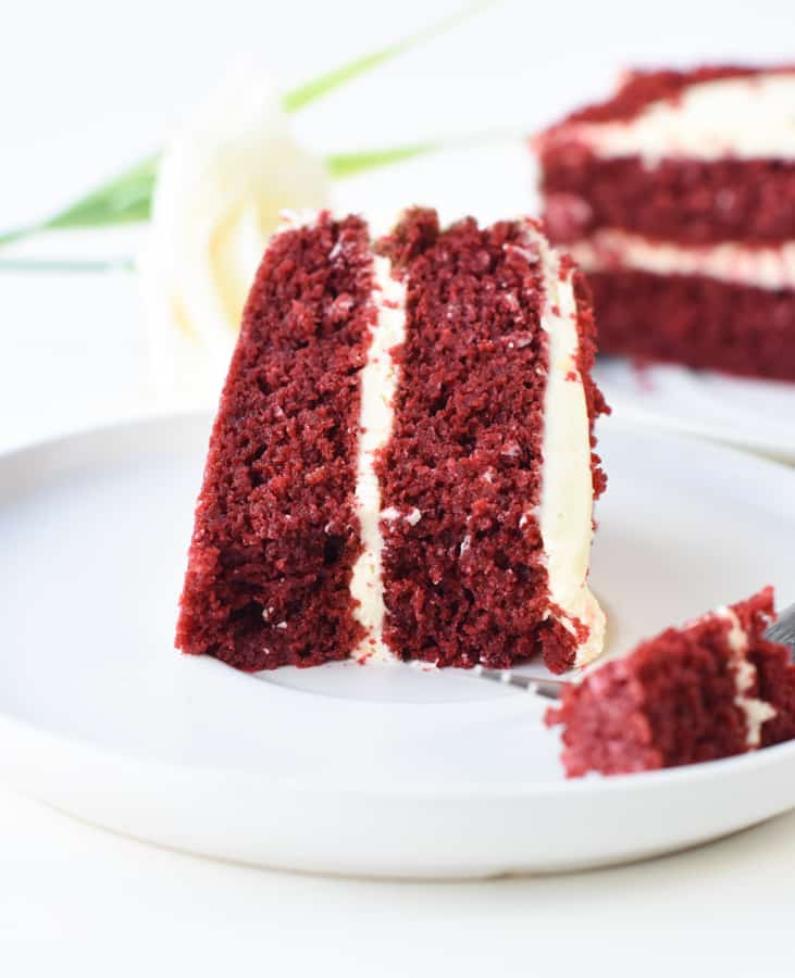 The BEST Keto Red Velvet Cake