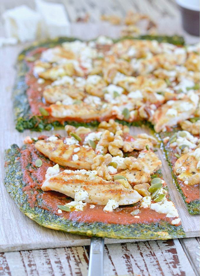 spinach pizza crust low carb keto