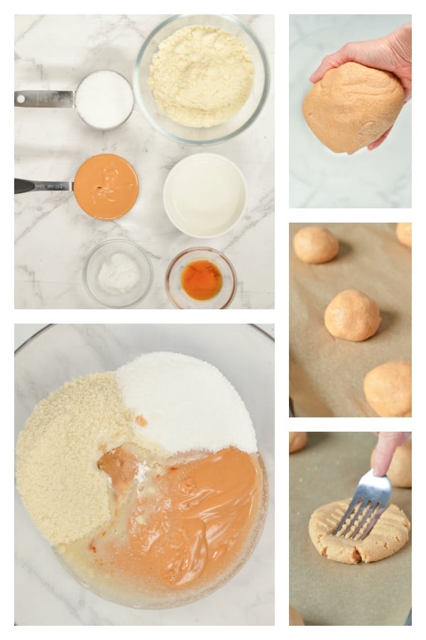 low carb peanut butter cookies almond flour