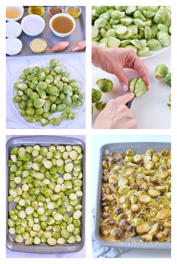 Brussels sprouts with mustard sauce