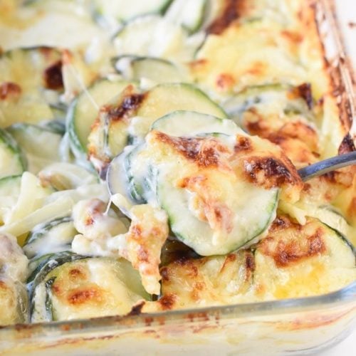 zucchini casserole with sour cream