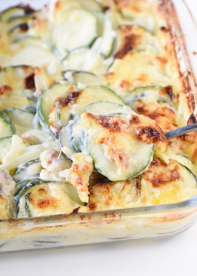 zucchini casserole with sour cream